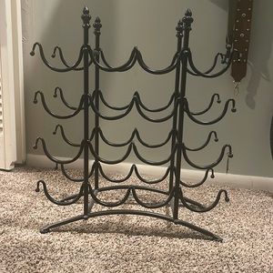 Black Wine Rack